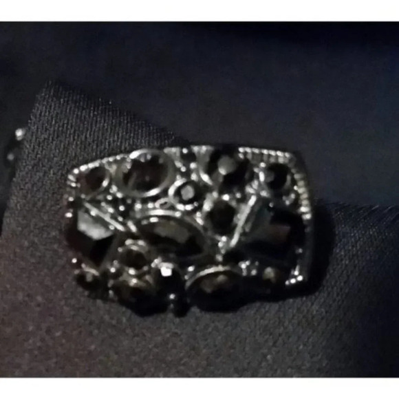 Sunny Choi Black 2 PC Sequin Tank Top & Jacket size 10 - Picture 7 of 12